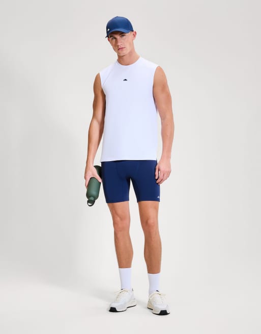 ellesse Olios vest in white, 3 of 4