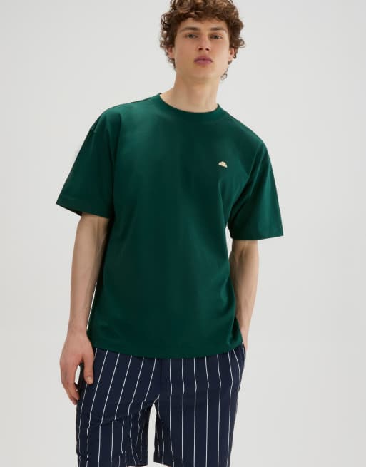 ellesse Oliva tee in dark green, 2 of 4