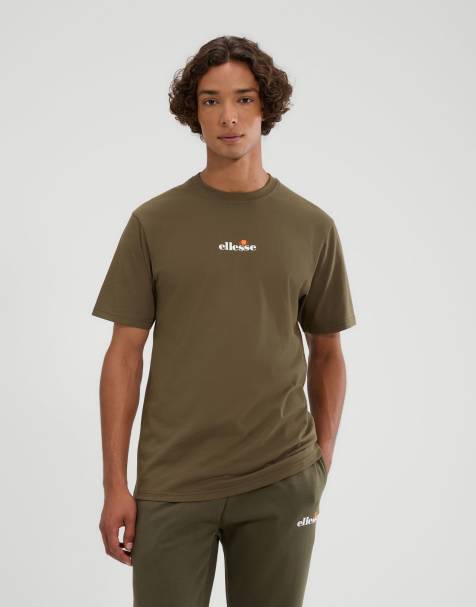 ellesse Ollio 2 short sleeve t-shirt in khak
