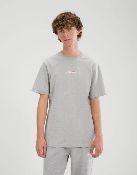 ellesse Ollio 2 short sleeve t-shirt in light grey marl