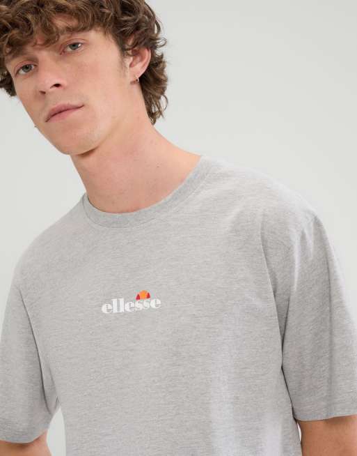 ellesse Ollio 2 short sleeve t-shirt in light grey marl, 3 of 4