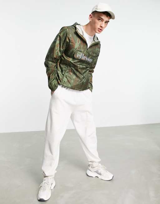 Heup Uitgestorven Reinig de vloer ellesse overhead jacket in camo | ASOS