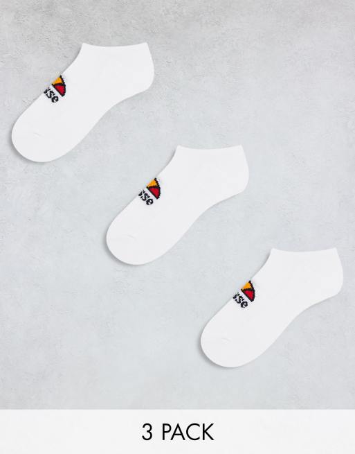 ellesse - Pakke med 3 par hvide sokker til sneakers