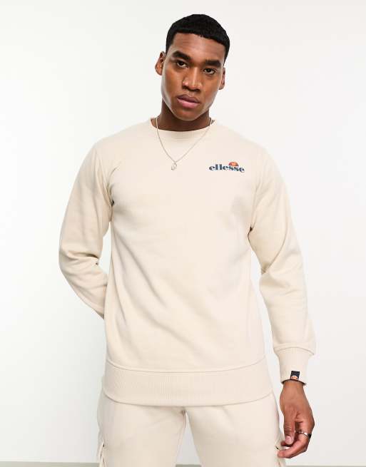 ellesse – Paliano – Stenfärgad sweatshirt med logga baktill