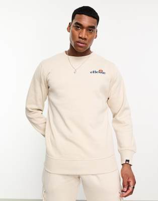 Ellesse Paliano Sweatshirt With Back Logo In Animal Print