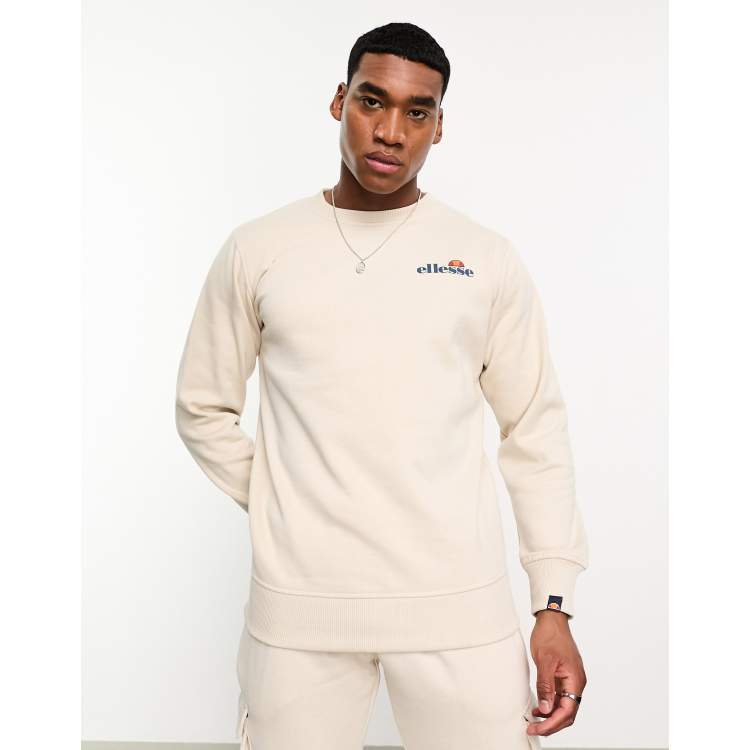 ellesse Paliano sweatshirt with back logo in stone ASOS