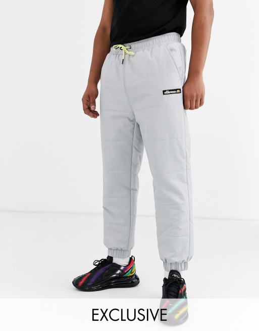 ellesse quilted technical co-ord in grey exclusive at ASOS, 3 of 3