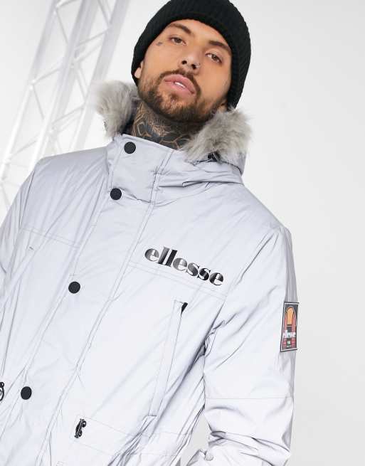 parka reflechissante homme