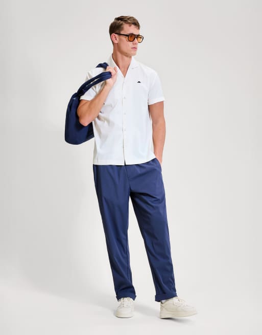 ellesse Pasiano shirt in off white, 2 of 4