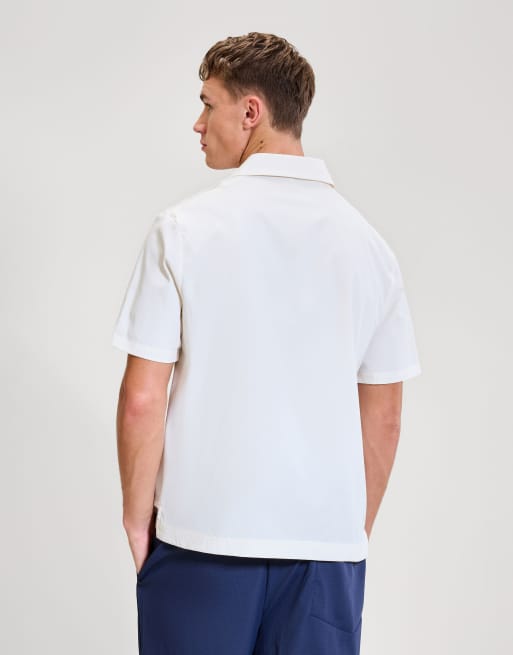 ellesse Pasiano shirt in off white, 3 of 4