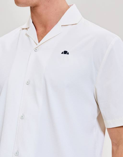 ellesse Pasiano shirt in off white, 4 of 4