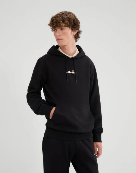 ellesse Pershuta 2 long sleeve over head hoodie in black - view 1
