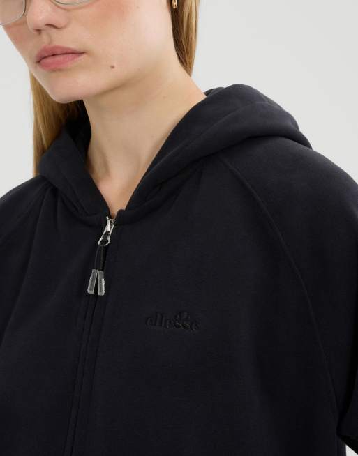 ellesse Pianella fz hoodie in black, 3 of 4