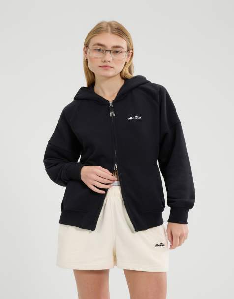 ellesse Pianella fz hoodie in black - view 1