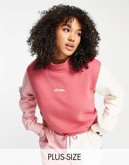 Ellesse pink outlet sweatshirt