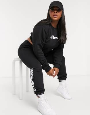 cropped black sweatpants