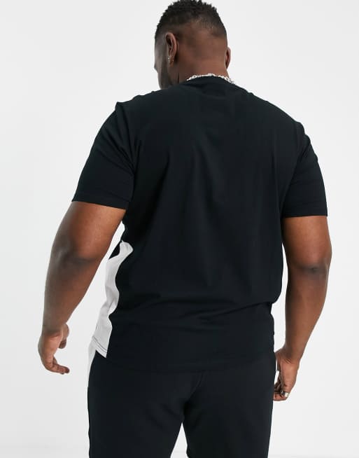 ellesse Plus - La Paz - Sort t-shirt med selvlysende logo på brystet, 2 af 4