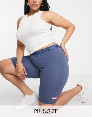 ellesse ellesse plus legging shorts in blue