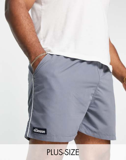 ellesse Plus – Ljusblå badshorts med logga