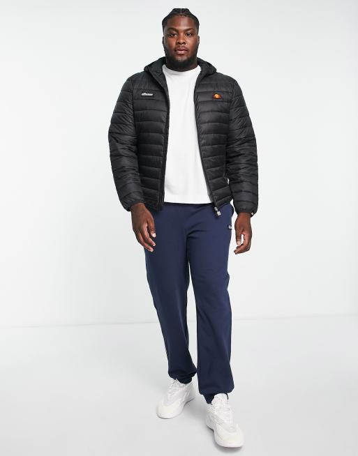 Ellesse lombardy padded on sale jacket in black