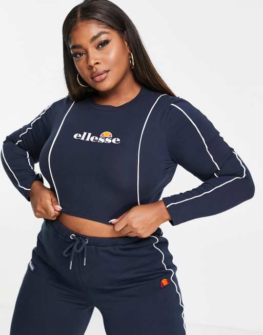 Ellesse Longsleeve Crop T-Shirt  Ellesse clothing, Streetwear women  outfits, Fashion