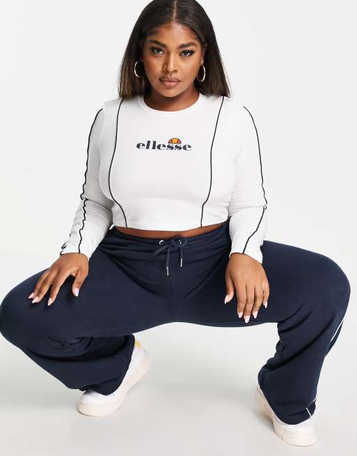 Sweat ellesse crop on sale top