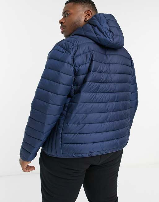 ellesse PLUS padded lombardy jacket in navy, 2 of 4