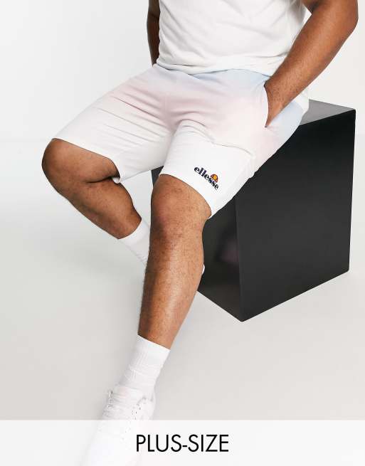 ellesse Plus – Raggiure – Shorts in Rosa mit Batikmuster
