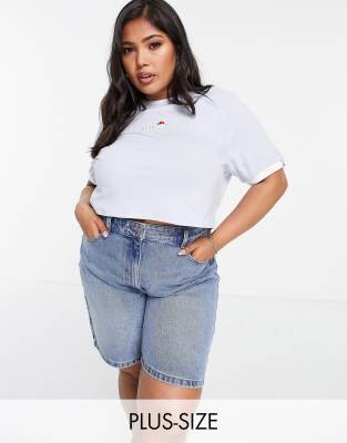 ellesse Plus - T-shirt corta con logo, colore blu
