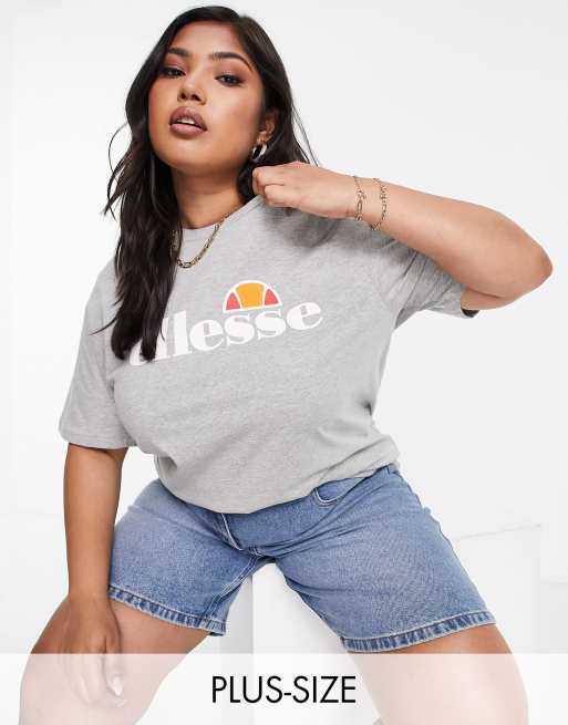 ellesse Plus - T-shirt oversize - Gris