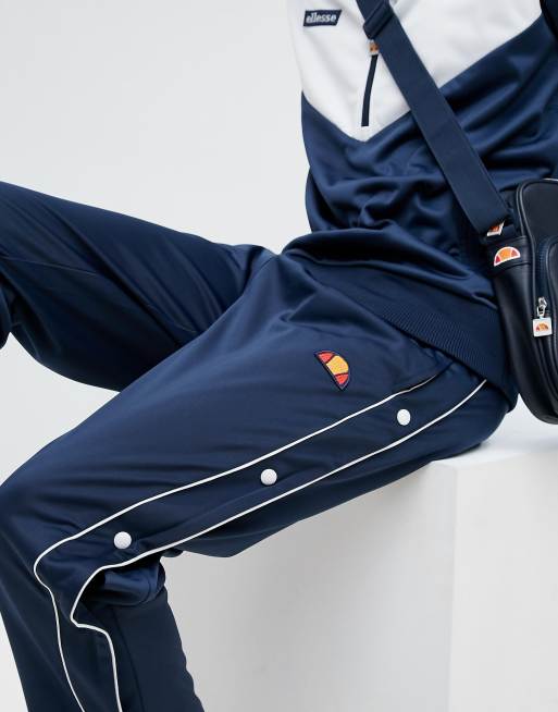 Ellesse Poly Tricot Popper Sweatpants