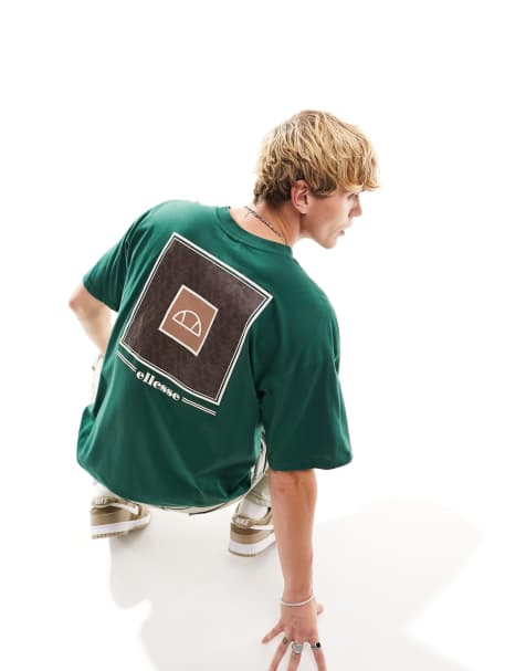 ellesse – Portier – Ciemnozielony T-shirt - view 1