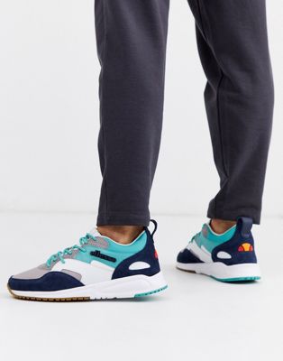 Ellesse potenza chunky trainer in navy 