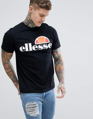 ellesse Prado t shirt with large logo in black ASOS