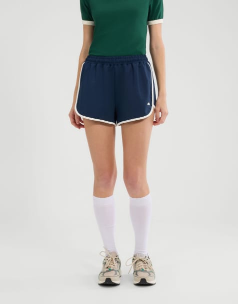 ellesse Purden high rise shorts in navy - view 1