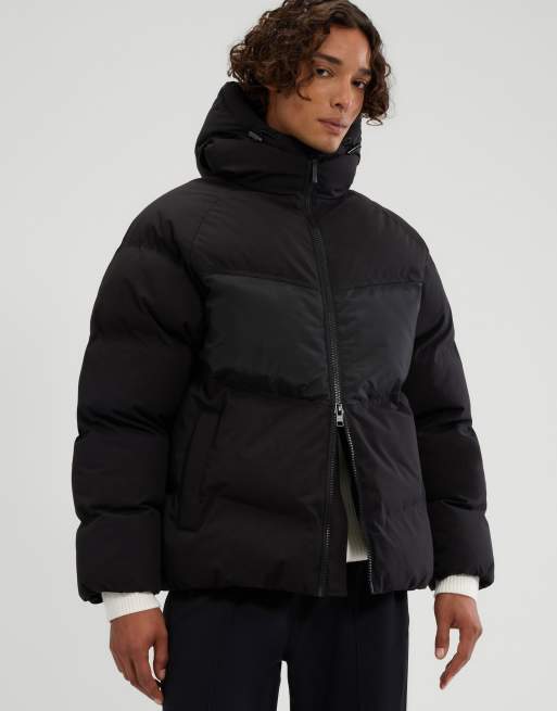 ellesse Raffaele padded jacket in black, 4 of 4