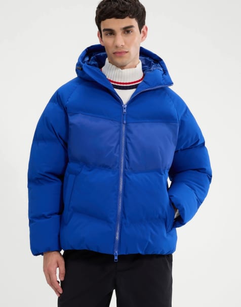 ellesse Raffaele padded jacket in cobalt - view 1