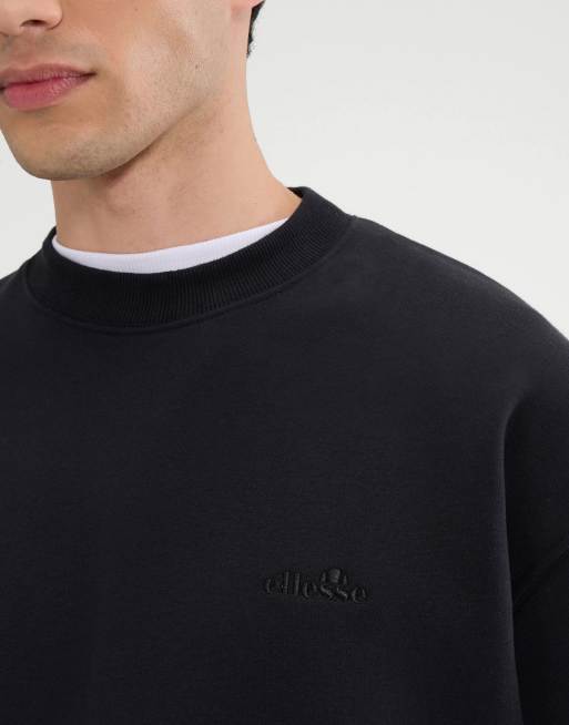 ellesse Rafori sweatshirt in black, 3 of 4
