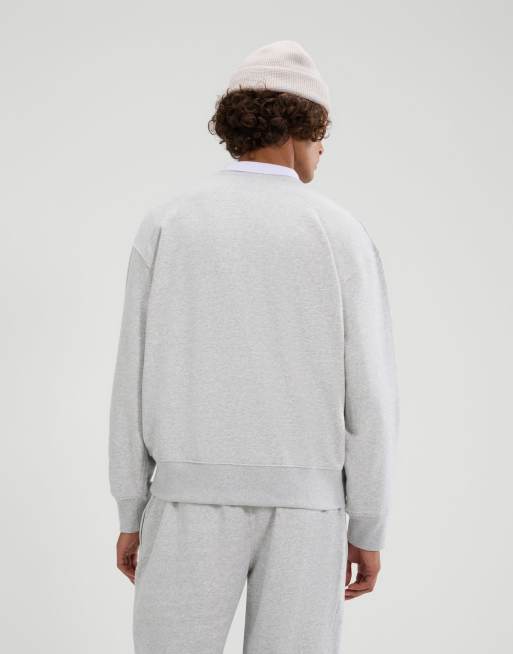 ellesse Rafori sweatshirt in light grey marl, 2 of 4