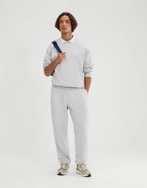ellesse Rafori sweatshirt in light grey marl, 4 of 4