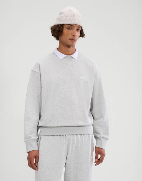 ellesse Rafori sweatshirt in light grey marl - view 1