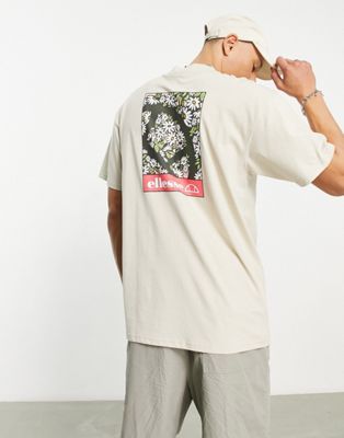 ellesse Ratia t-shirt with back print in stone