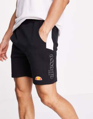 black ellesse shorts