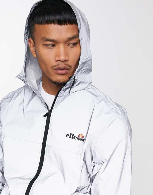 ellesse – Reflektierende, leichte Jacke mit Kapuze