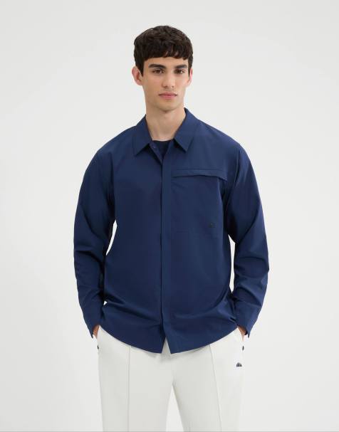 ellesse Revonali shirt in navy