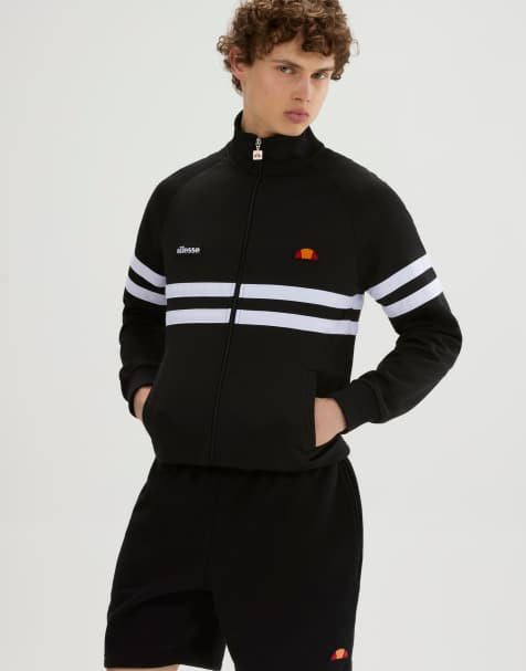 ellesse Rimini track jacket in black/white - view 1