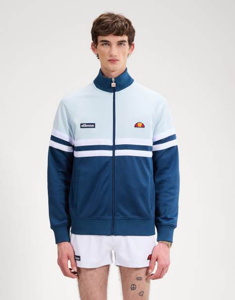 ellesse Rimini track jacket in blue/light blue - view 1