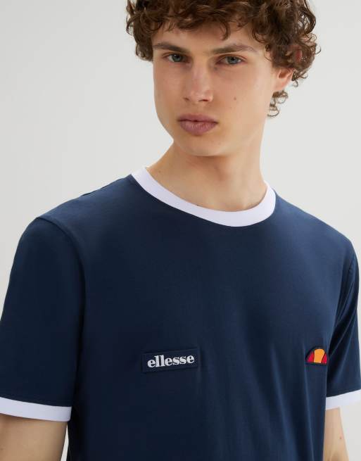 ellesse Ringetto tee in navy, 3 of 4