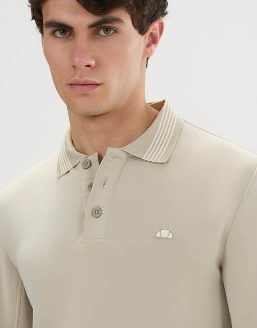ellesse Romaldro ls polo in sand, 3 of 3