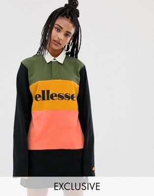 Ellesse rugby t-shirt dress in colour 